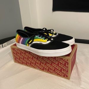 Men’s Multi Color size 13 Vans (barely worn with box)